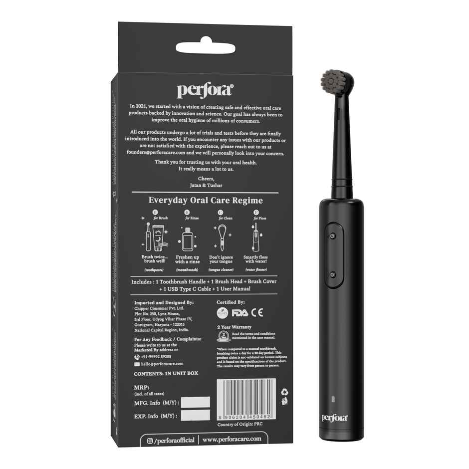 Perfora Pro Plus Oscillating Electric Toothbrush
