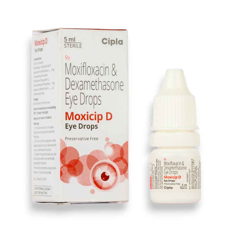 Moxicip D Eye Drop