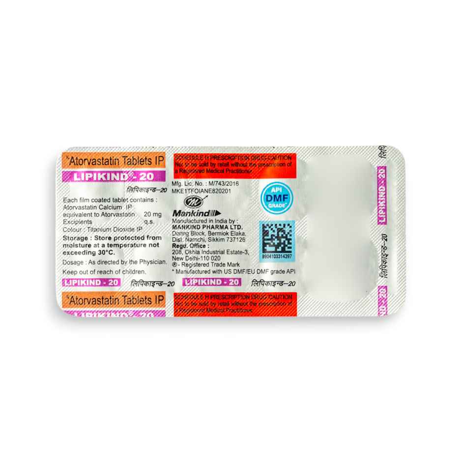 Lipikind-20 Tablet