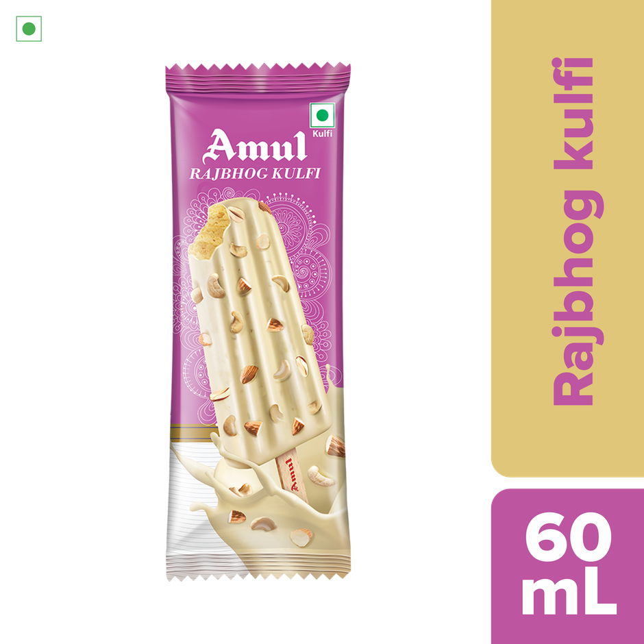 Amul Kulfi Raj Bhog Ice Cream Stick