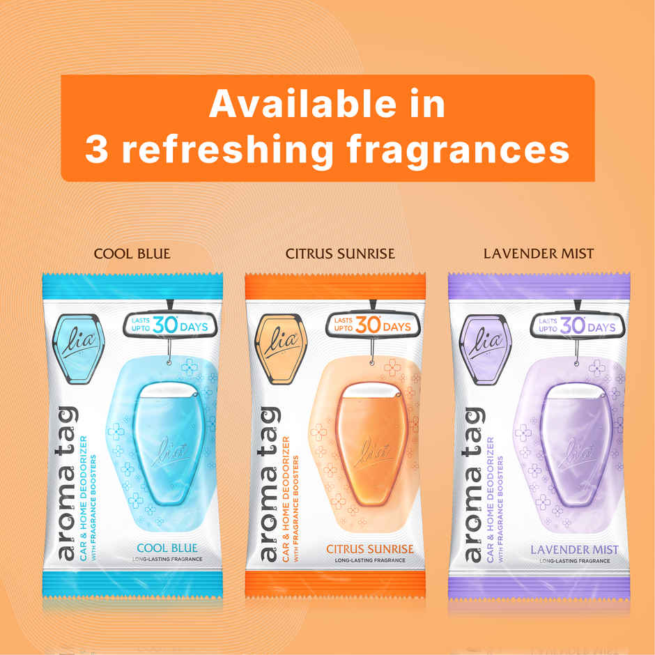 Lia Aroma Tag Citrus Sunrise | From House of Cycle