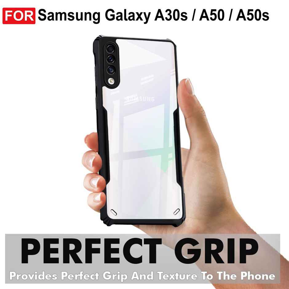 Zapcase Back Cover for Samsung Galaxy A50 | A50s | A30s | Matte-Black