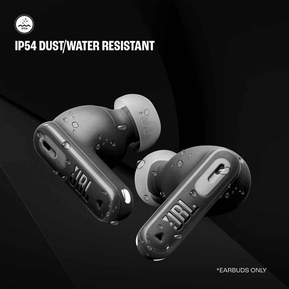 JBL Tune Beam 2 TWS Earbuds | ANC | 48H Battery | 6-Mics | IP54 | Wireless | Black