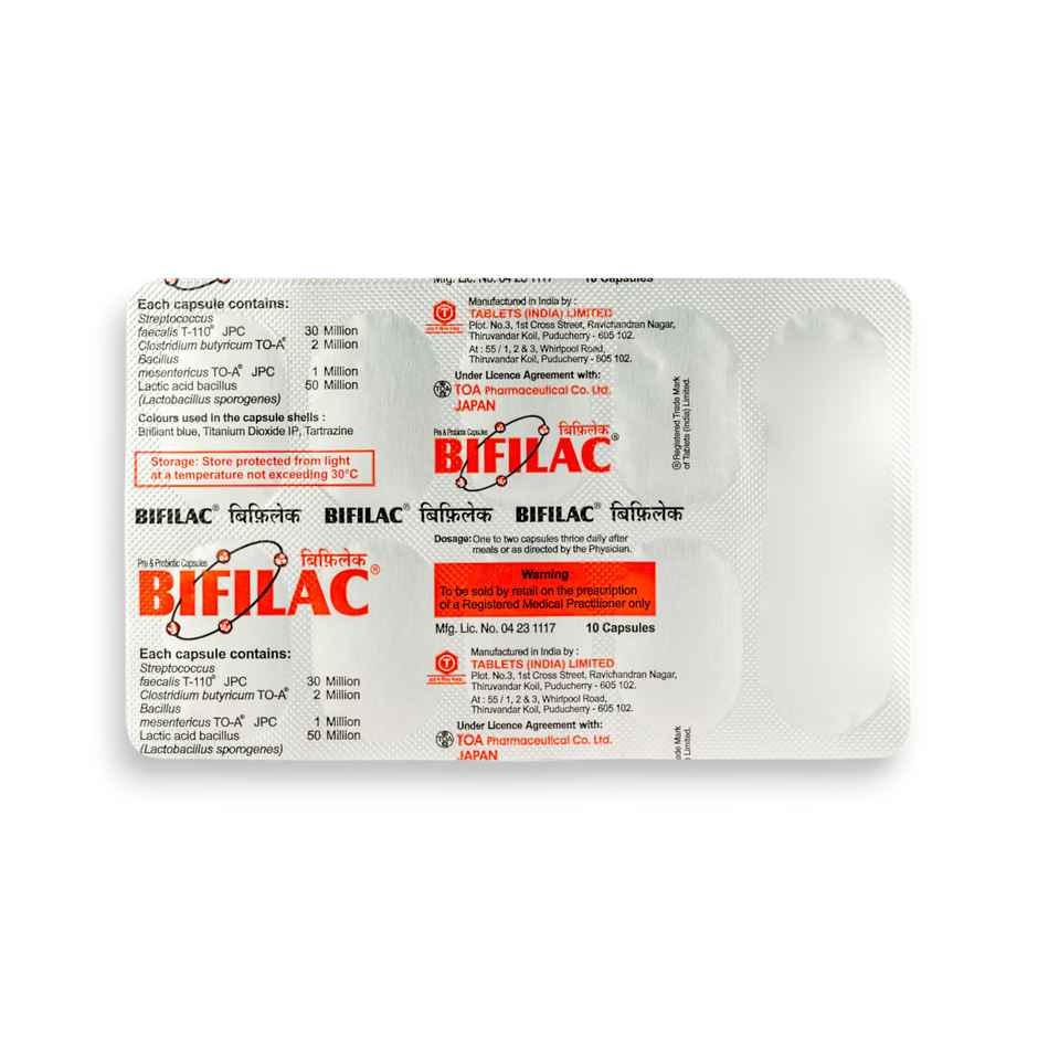 Bifilac Pre & Probiotic Capsule