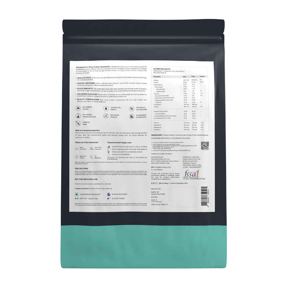 Nutrabay Pure Series Whey Protein Concentrate