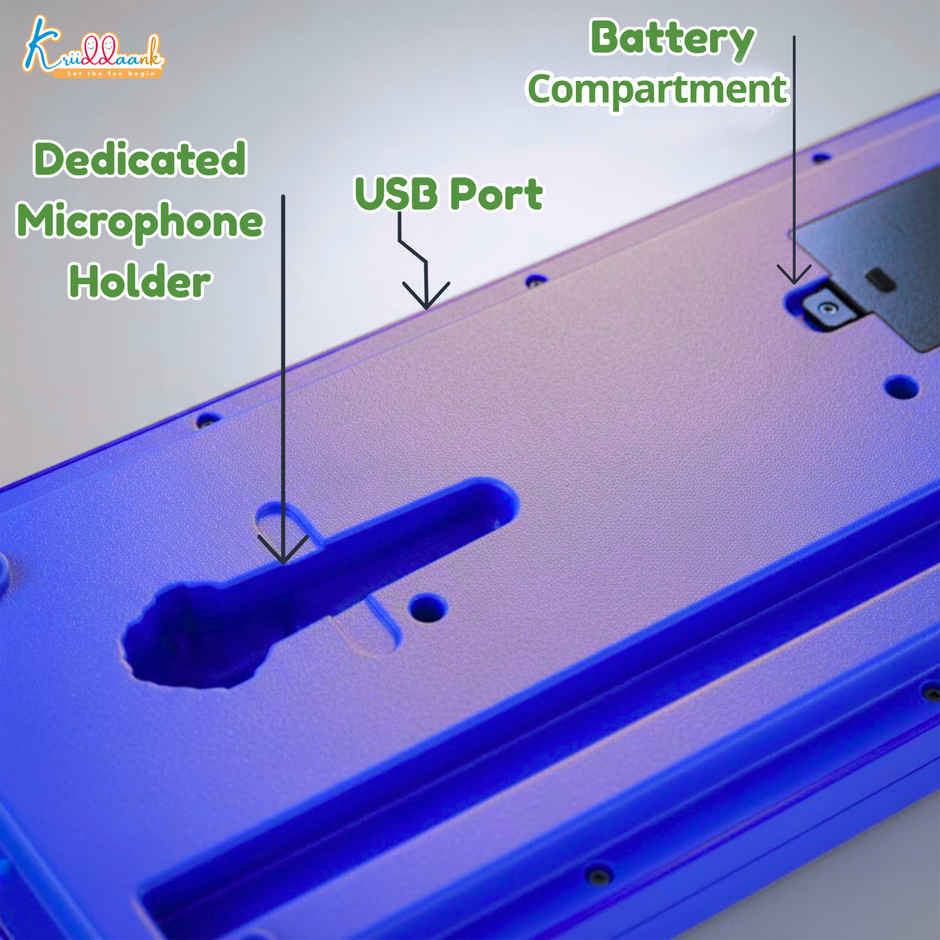 Kriiddaank Marvel Avengers Keyboard Piano 37 Keys Instrument Sounds, Microphone, Demo Light MusicToy