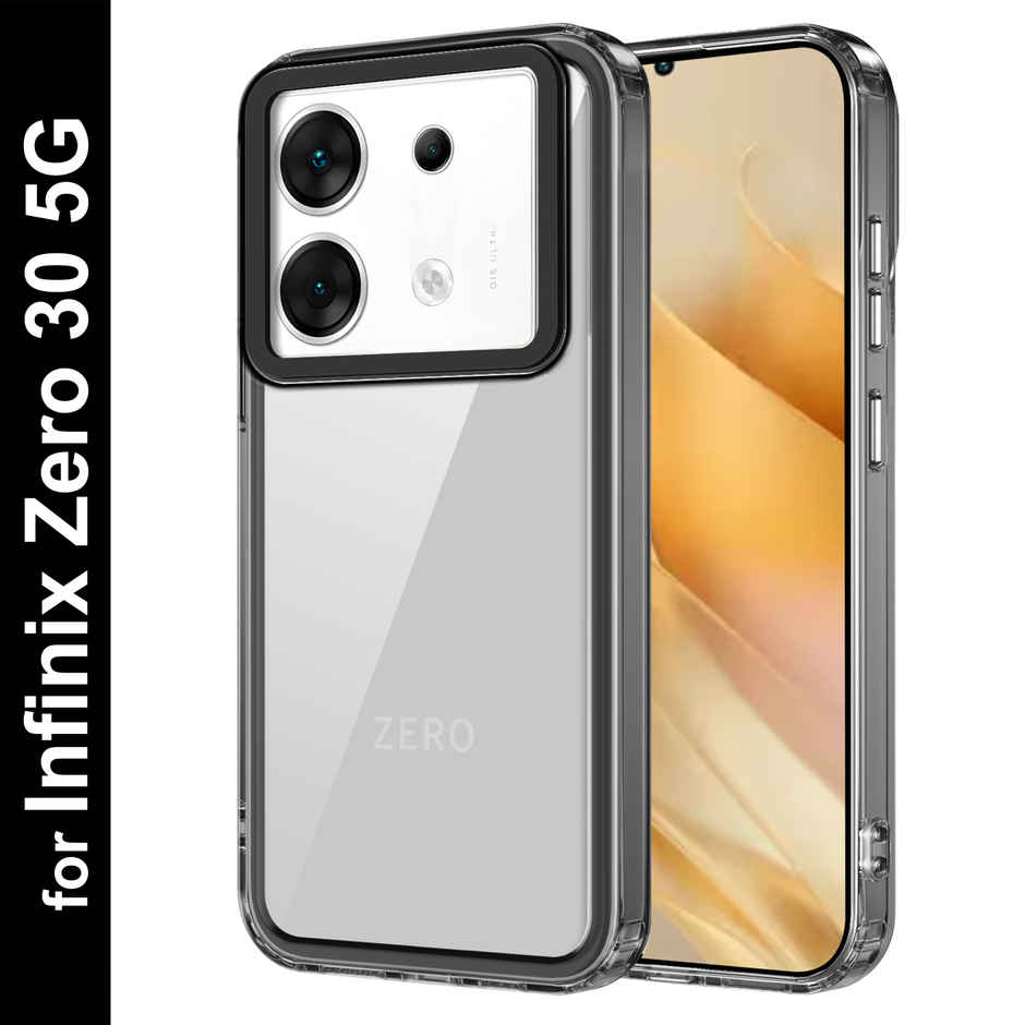 Zapcase Back Cover for Infinix Zero 30 5G | Space-Black