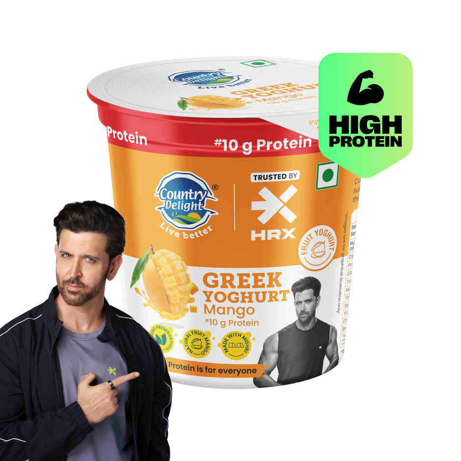 Country Delight 10g Protein Greek Yoghurt | Mango Combo  
