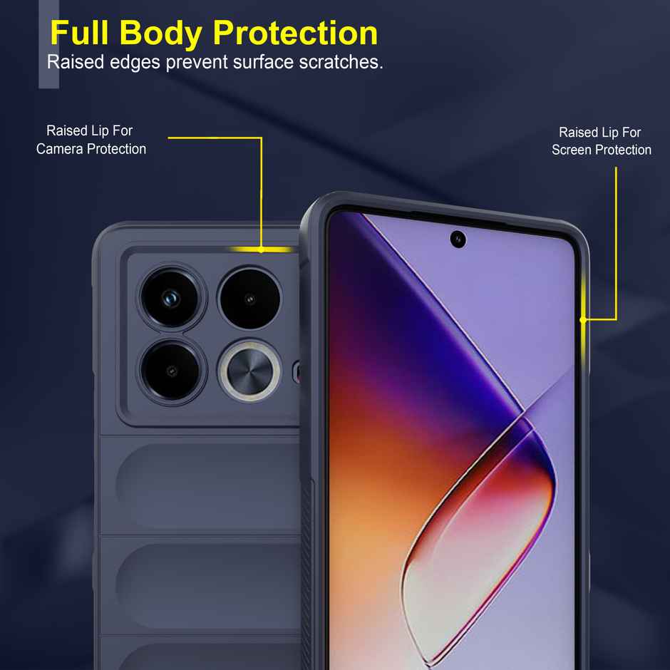 Zapcase Back Cover for Infinix Note 40 5G | Magic-Sapphire