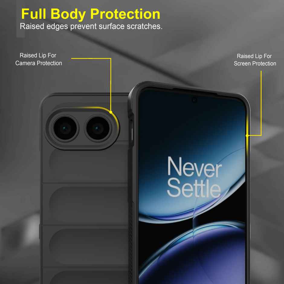 Zapcase Back Cover for OnePlus Nord 4 5G | Magic-Black