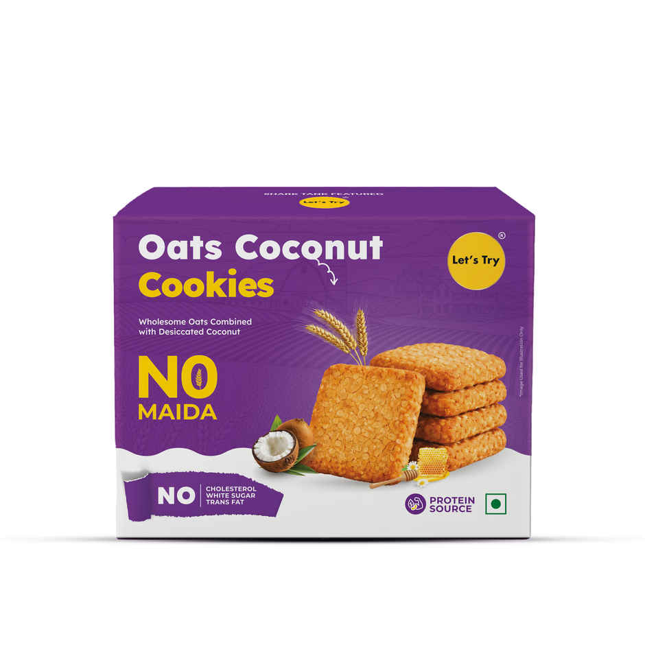 Let'S Try Oats Coconut Cookies