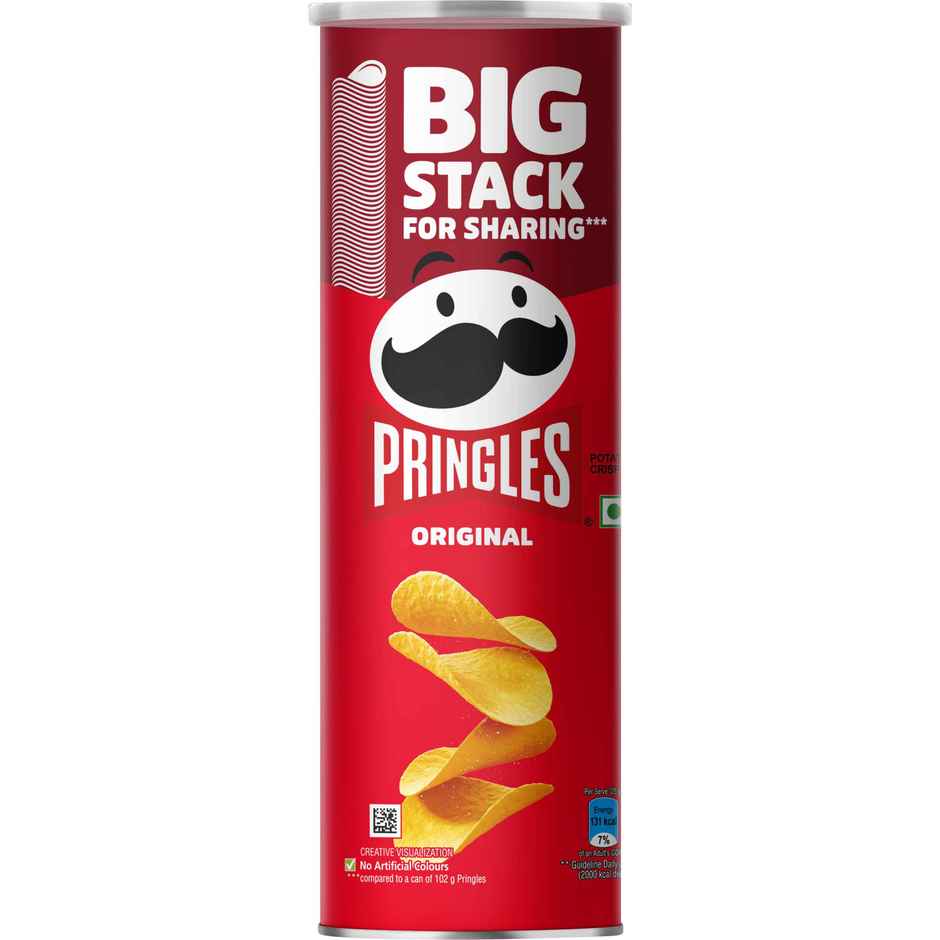 Pringles Potato Chips Original Flavour | Crunchy & Classic