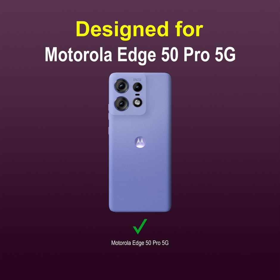 Zapcase Back Cover for Motorola Edge 50 Pro 5G | Magic-Lavender