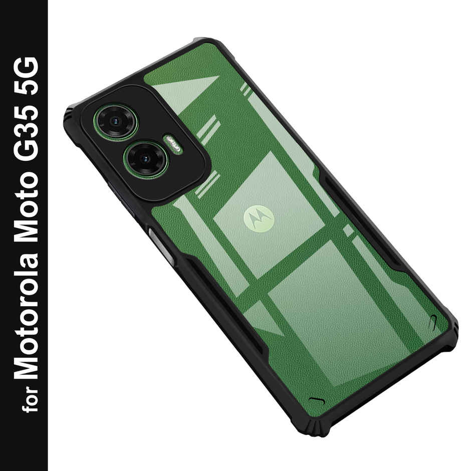 Zapcase Back Cover for Motorola Moto G35 5G | Matte-Black
