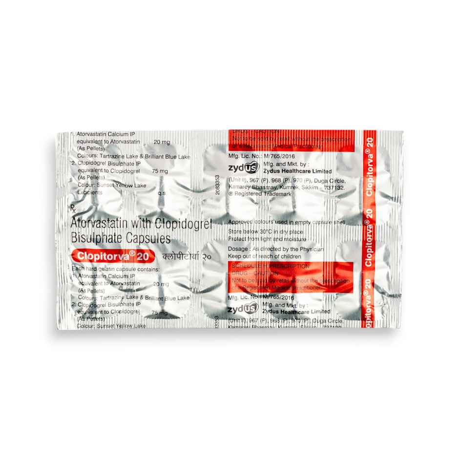 Clopitorva 20 Capsule