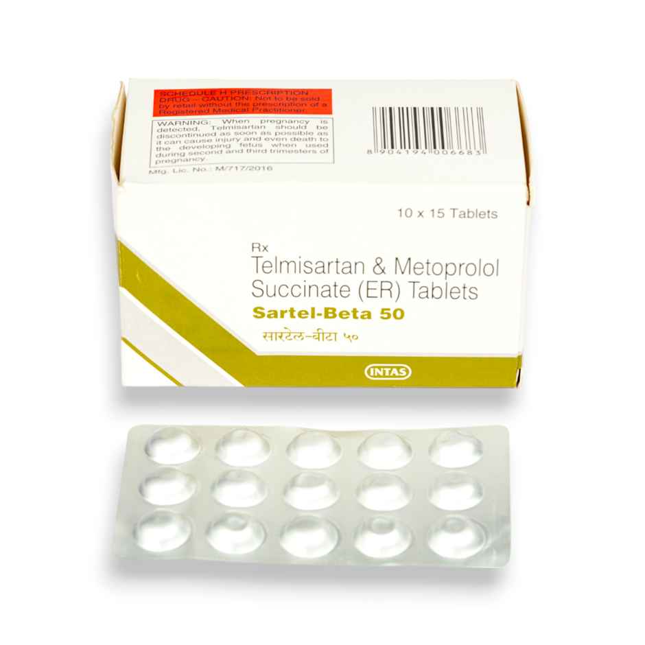Sartel-Beta 50 Tablet ER