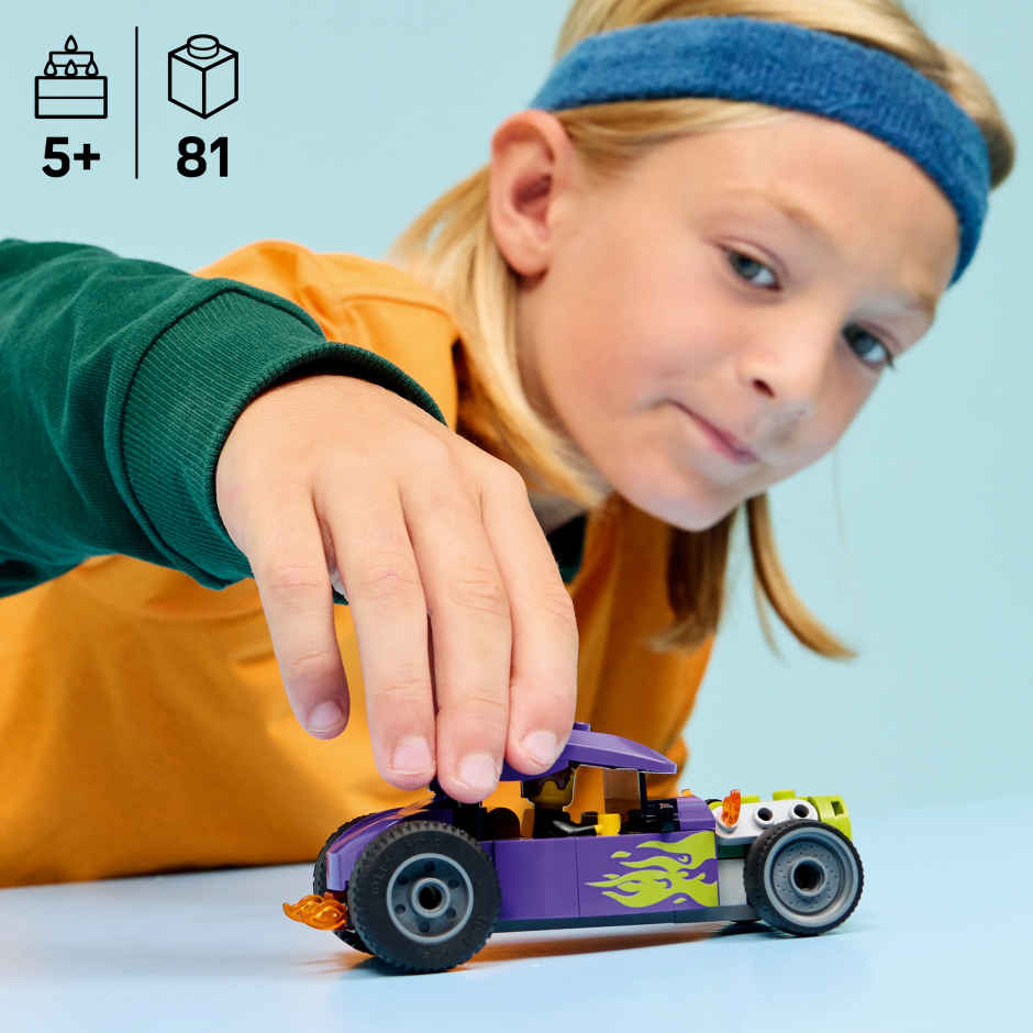 LEGO City Hot Rod Race Car Building Toy and Minifigure 60485