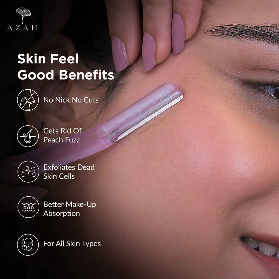 Azah Dermaplaning Reusable Face Razor for Women