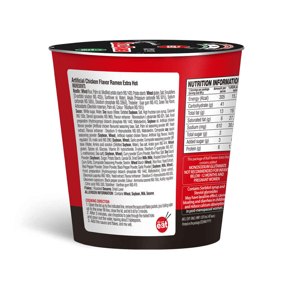 Ah-Ssa Eat Bull Ramen Extra Hot Chicken Extra Hot