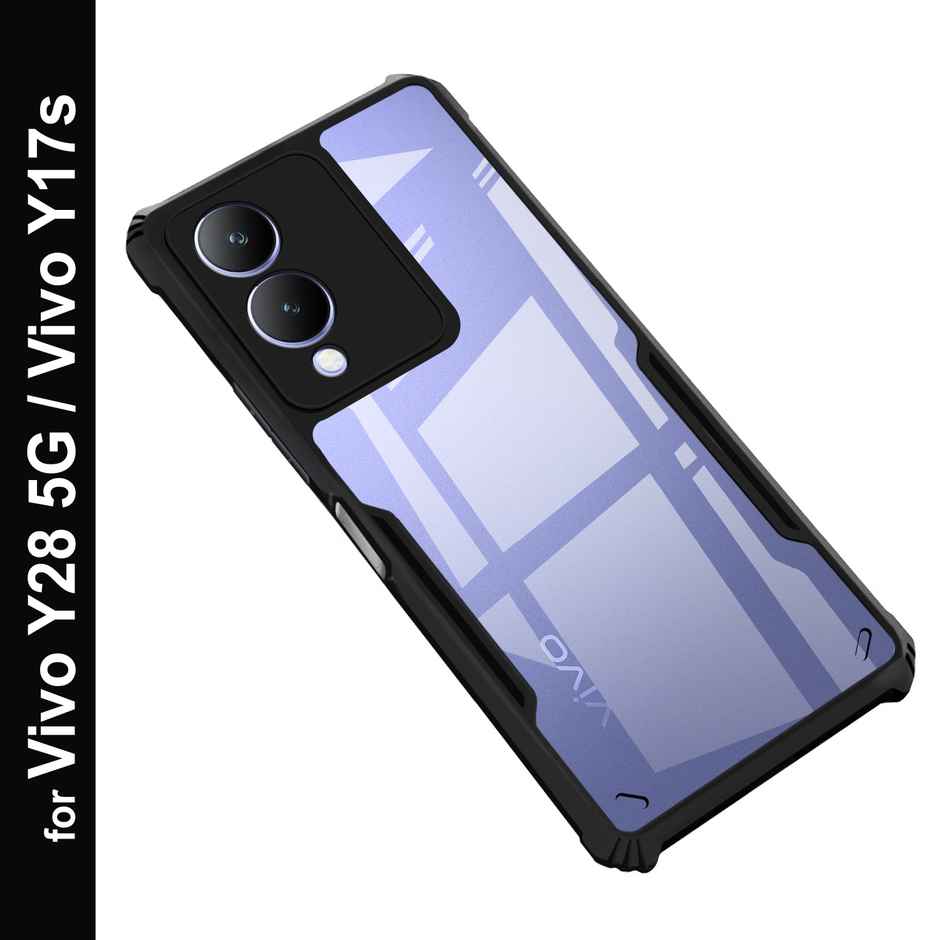 Zapcase Back Cover for Vivo Y28 5G | Matte-Black