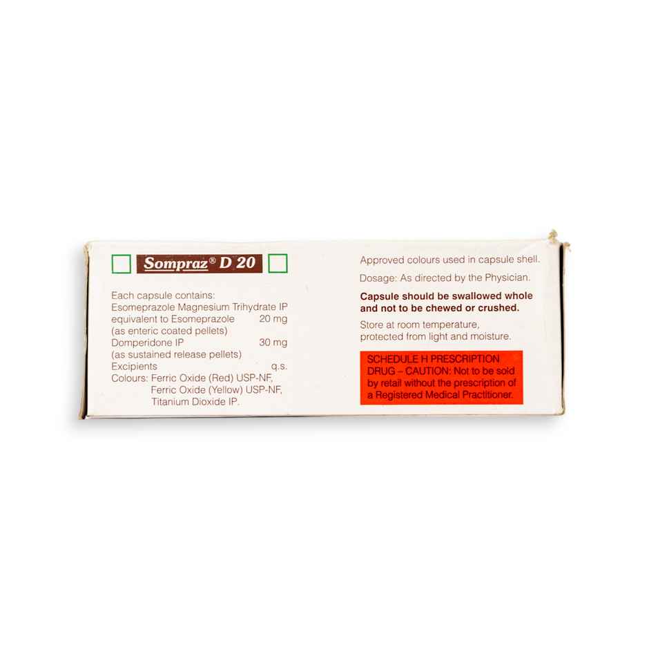 Sompraz D 20 Capsule SR