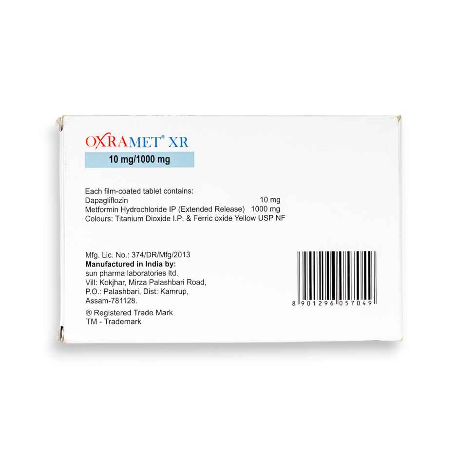 Oxramet XR 10mg/1000mg Tablet
