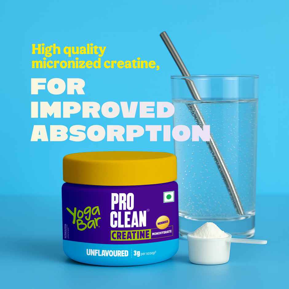 Yogabar Pro Clean Creatine Monohydrate - Unflavoured