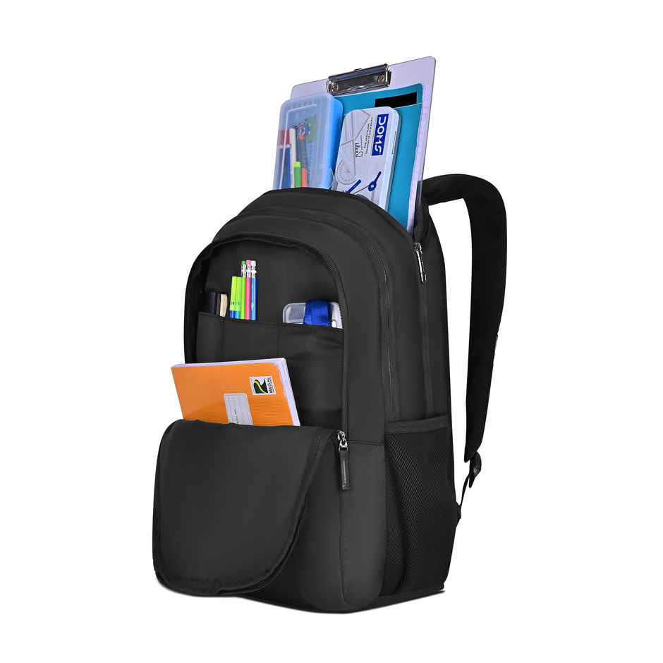 Lavie Sport Unisex Squad 34 L Laptop Backpack| Fits Upto 15 Inch Laptop | Black