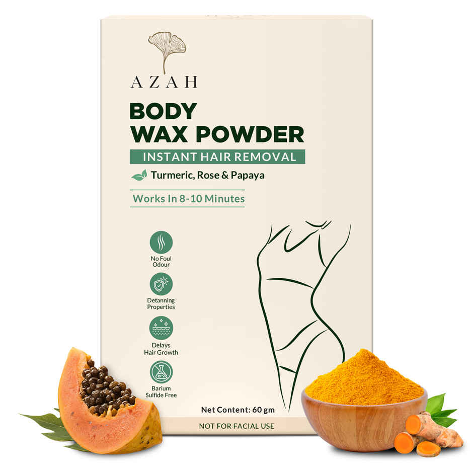 Azah Body & Bikini Hair Removal Wax Powder