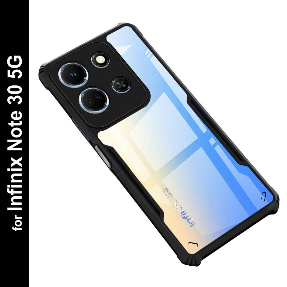 Zapcase Back Cover for Infinix Note 30 5G | Matte-Black