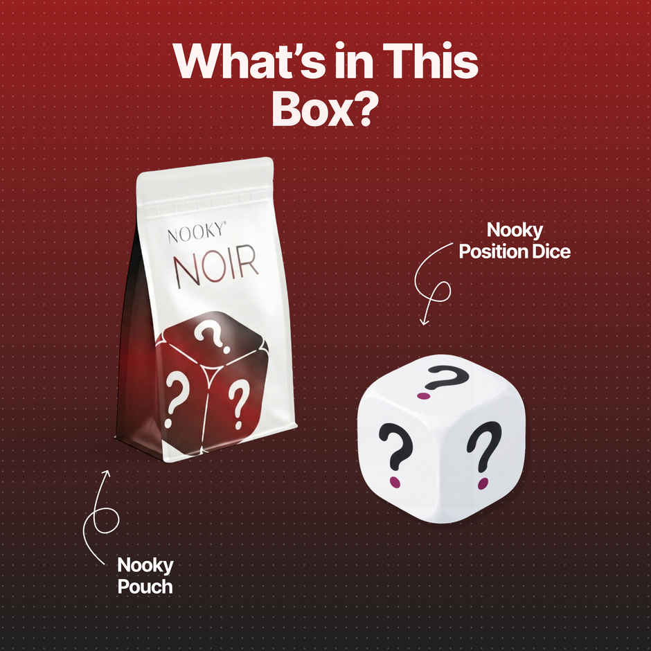 Nooky Noir Intimacy Play Dice Fun Couple Game for Date Nights
