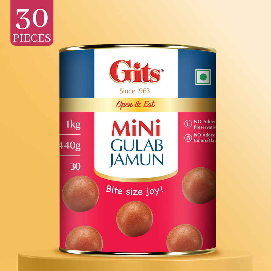 Gits MiNi Gulab Jamun Open & Eat Tin | Soft & Sweet