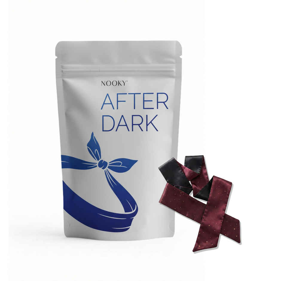 Nooky After Dark Couple Blindfold Soft Satin Sensory Eye Mask