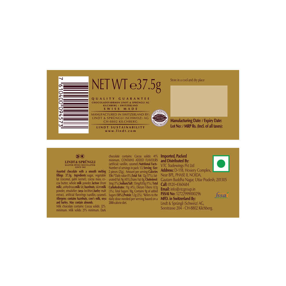 Lindt Lindor Assorted Trio Pack