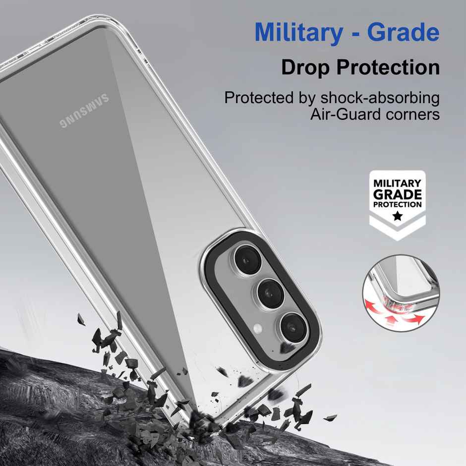 Zapcase Back Cover for Samsung Galaxy M34 5G | Space-Clear