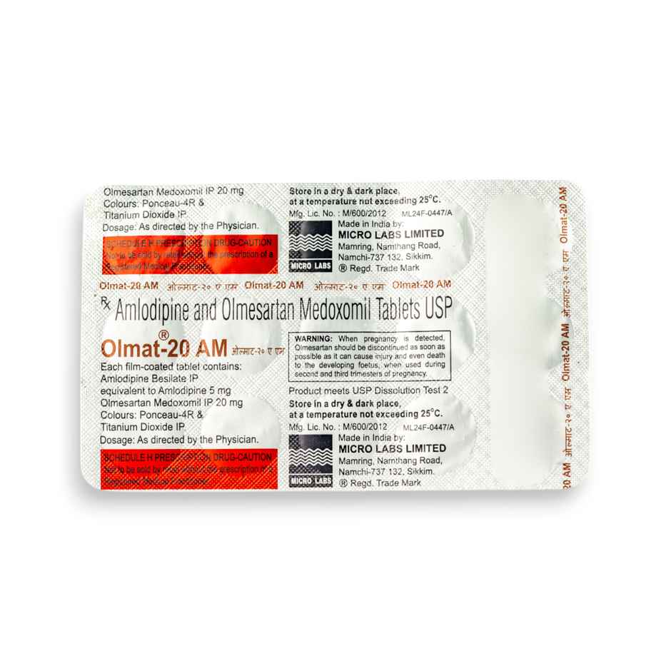 Olmat-20 AM Tablet
