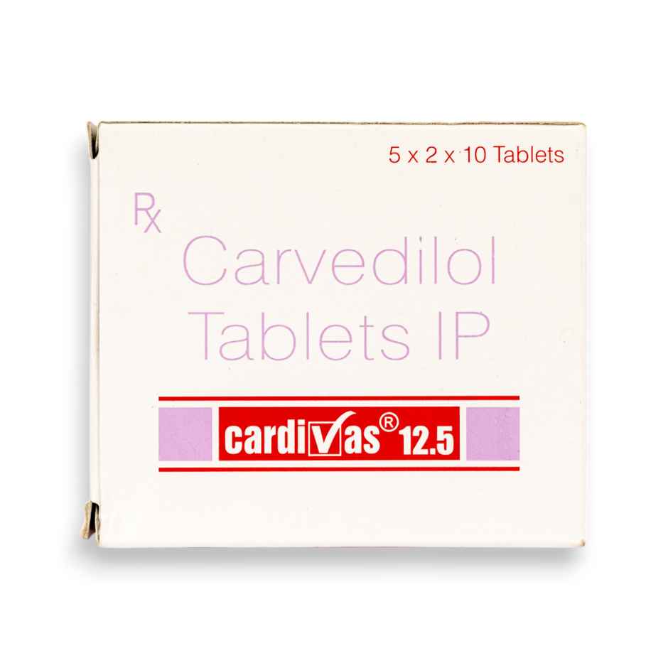 Cardivas 12.5 Tablet
