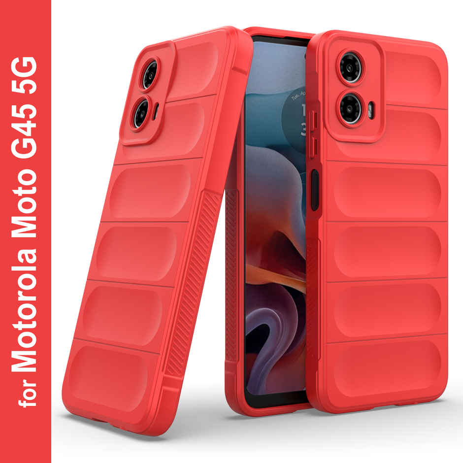 Zapcase Back Cover for Motorola G45 5G | Magic-Red