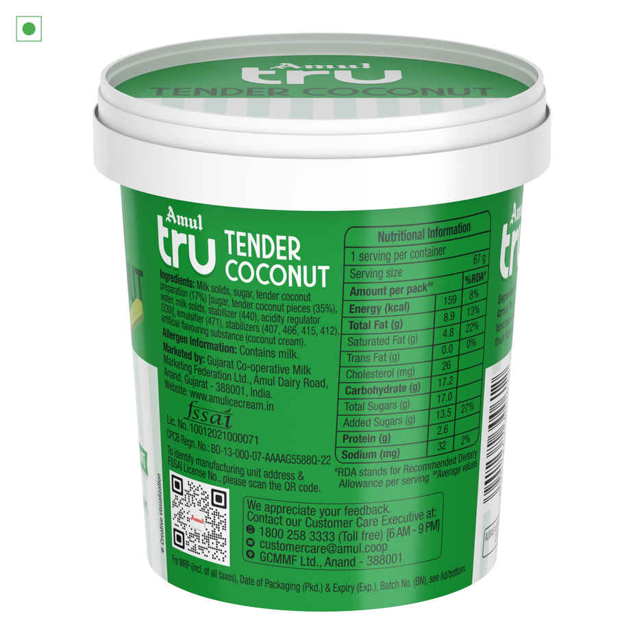 Amul Tru Tender Coconut Icecream Cup
