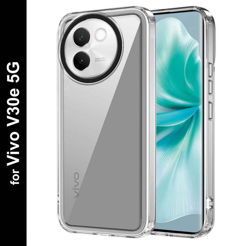 Zapcase Back Cover for Vivo V30e 5G | Space-Clear