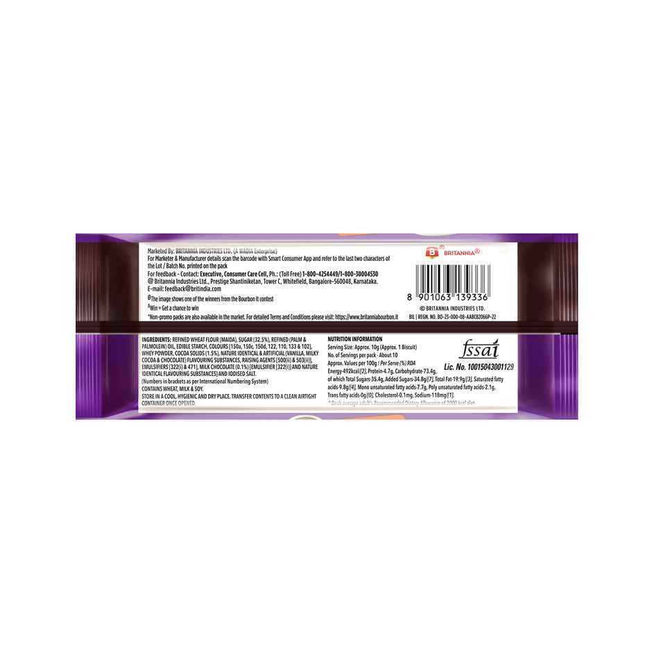 Britannia The Original Bourbon Chocolate Cream Biscuits | Combo