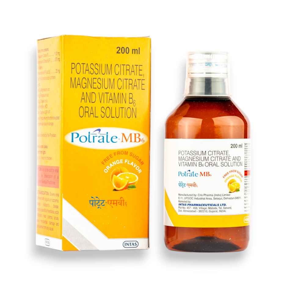 Potrate-MB6 Orange Flavour Sugar Free Oral Solution
