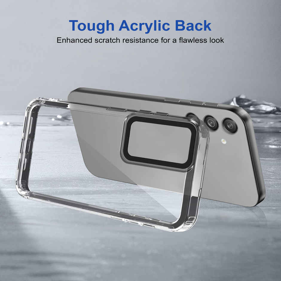 Zapcase Back Cover for Samsung Galaxy F55 5G | Space-Black