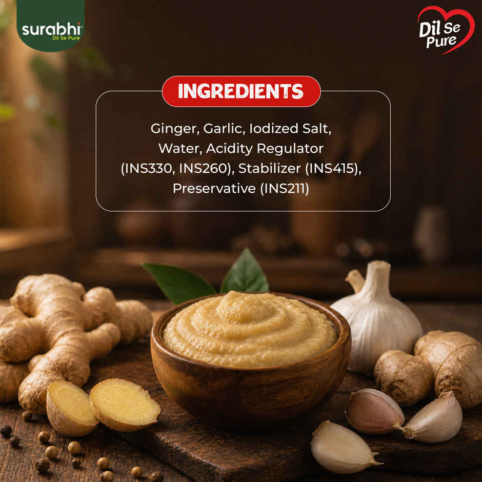 Surabhi Ginger Garlic Paste Sp