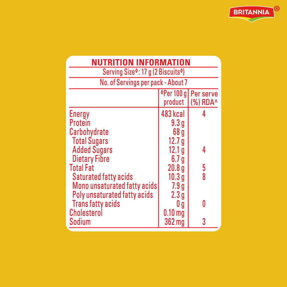 Britannia Nutrichoice High-Fibre Digestive Biscuits