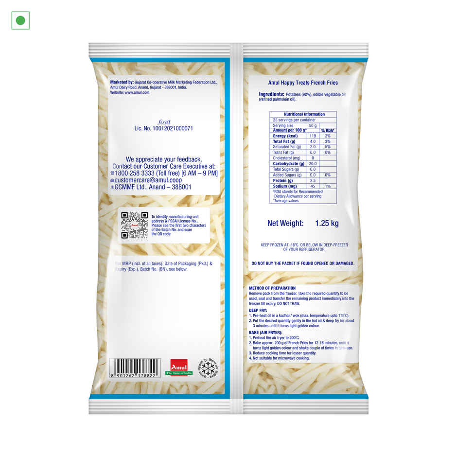 Amul Happy Treats French Fries