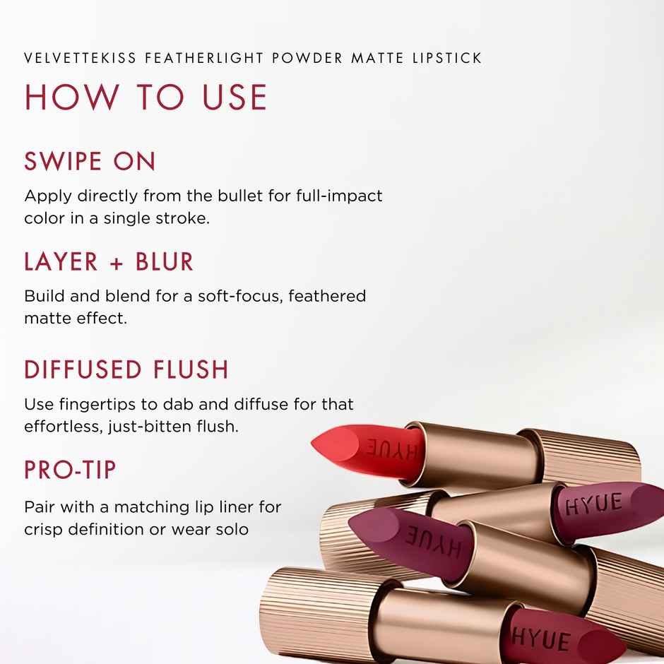 HYUE VelvetteKiss Gift Set in Crimson