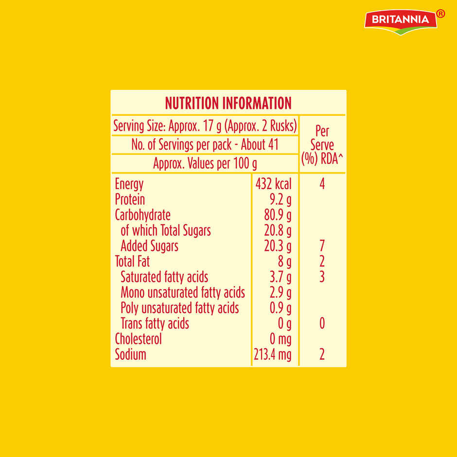 Britannia Toastea Bake Elaichi Rusk | Combo