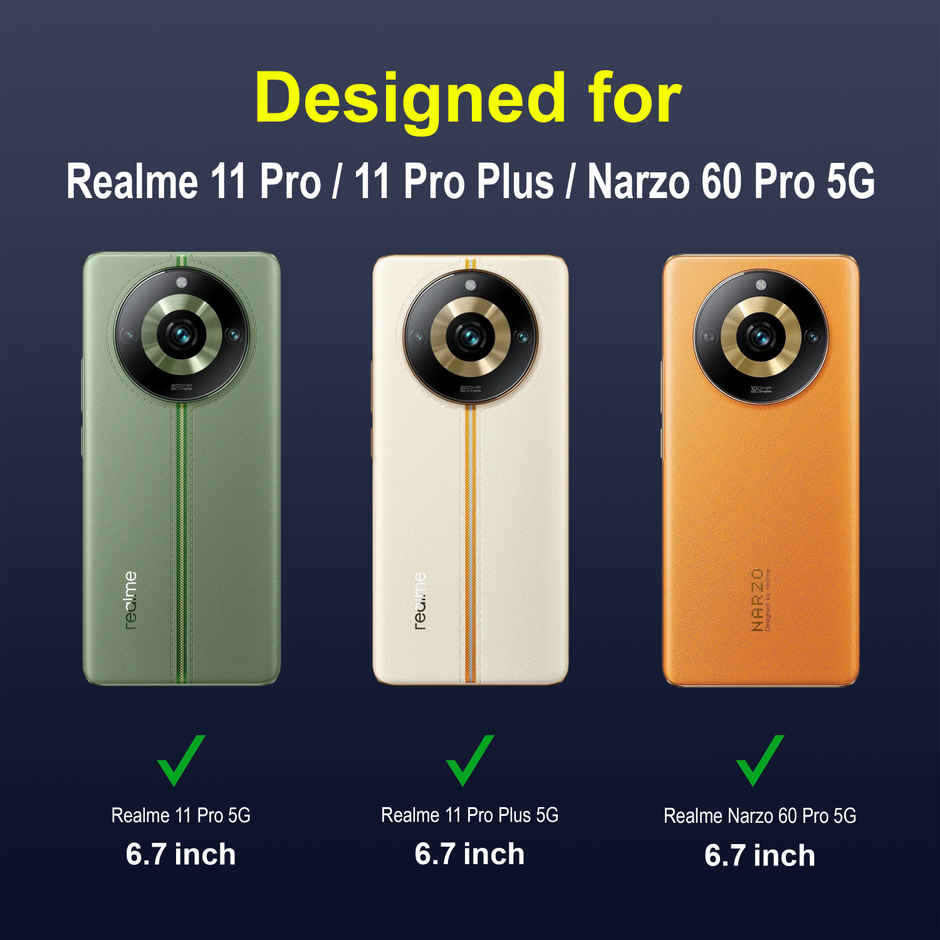 Zapcase Back Cover for Realme 11 Pro | Realme 11 Pro Plus 5G | Magic-Sapphire