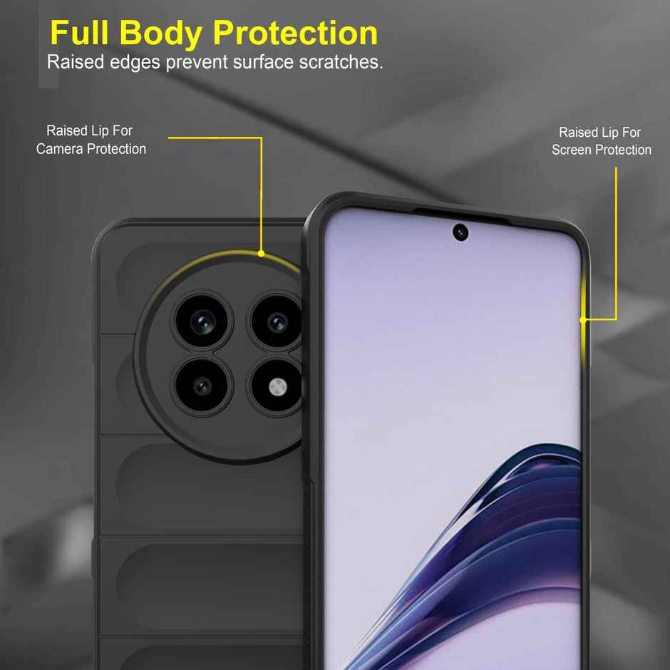 Zapcase Back Cover for Realme 13 Pro Plus 5G | Magic-Black